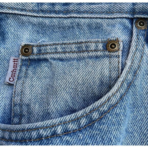 Carhartt B180 STW Traditional Fit Jeans Men's 44W X 40 L Denim Blue - Picture 3 of 15